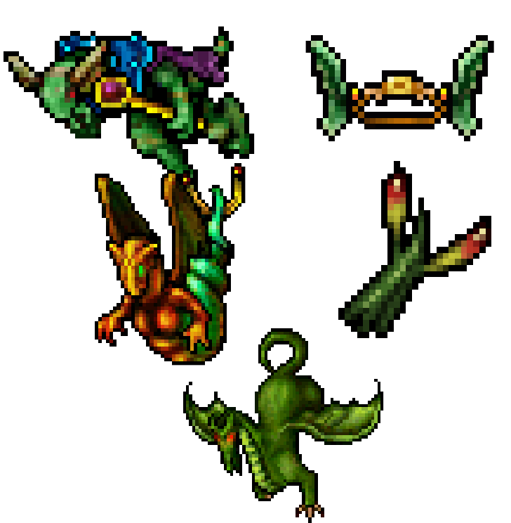 Lizard and snakecharmer ears